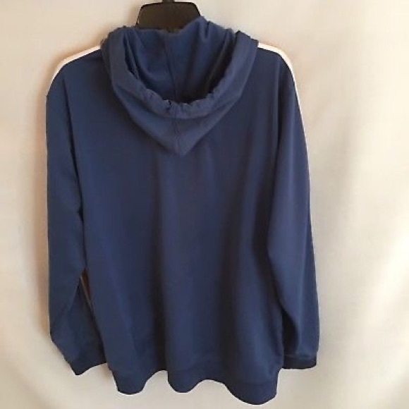 Nike Track Jacket XL Hooded blue with yellow trim - Picture 2 of 7